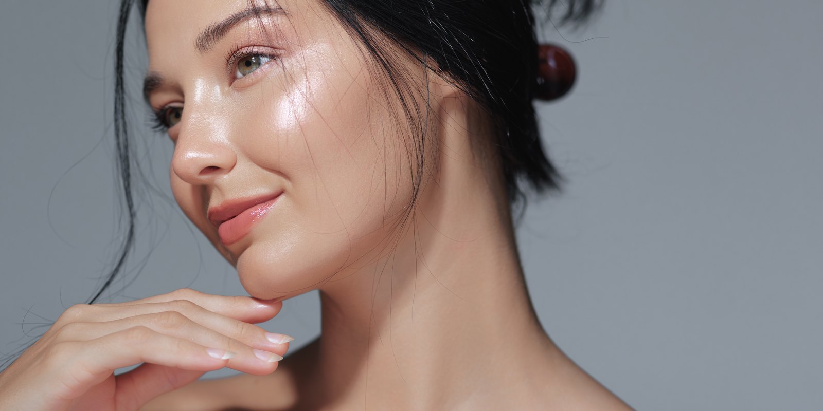 Radiant, hydrated skin after a DiamondGlow treatment